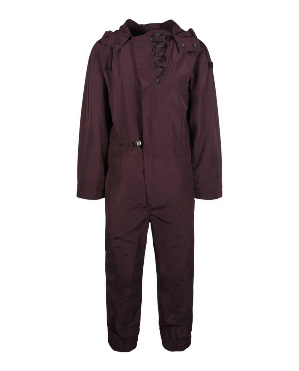 NEW SALVATORE FERRAGAMO men's long sleeve jumpsuit in purple